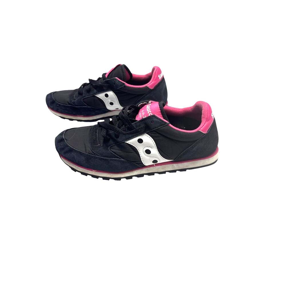 Saucony Jazz Low Pro Womens Size 8.5 Black Pink White Retro Sneakers S1866-183